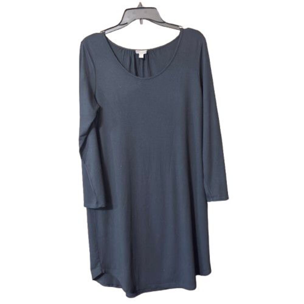 J. Jill Wearever Collection Womens Size Medium Petite Long Sleeves Stretch Dress